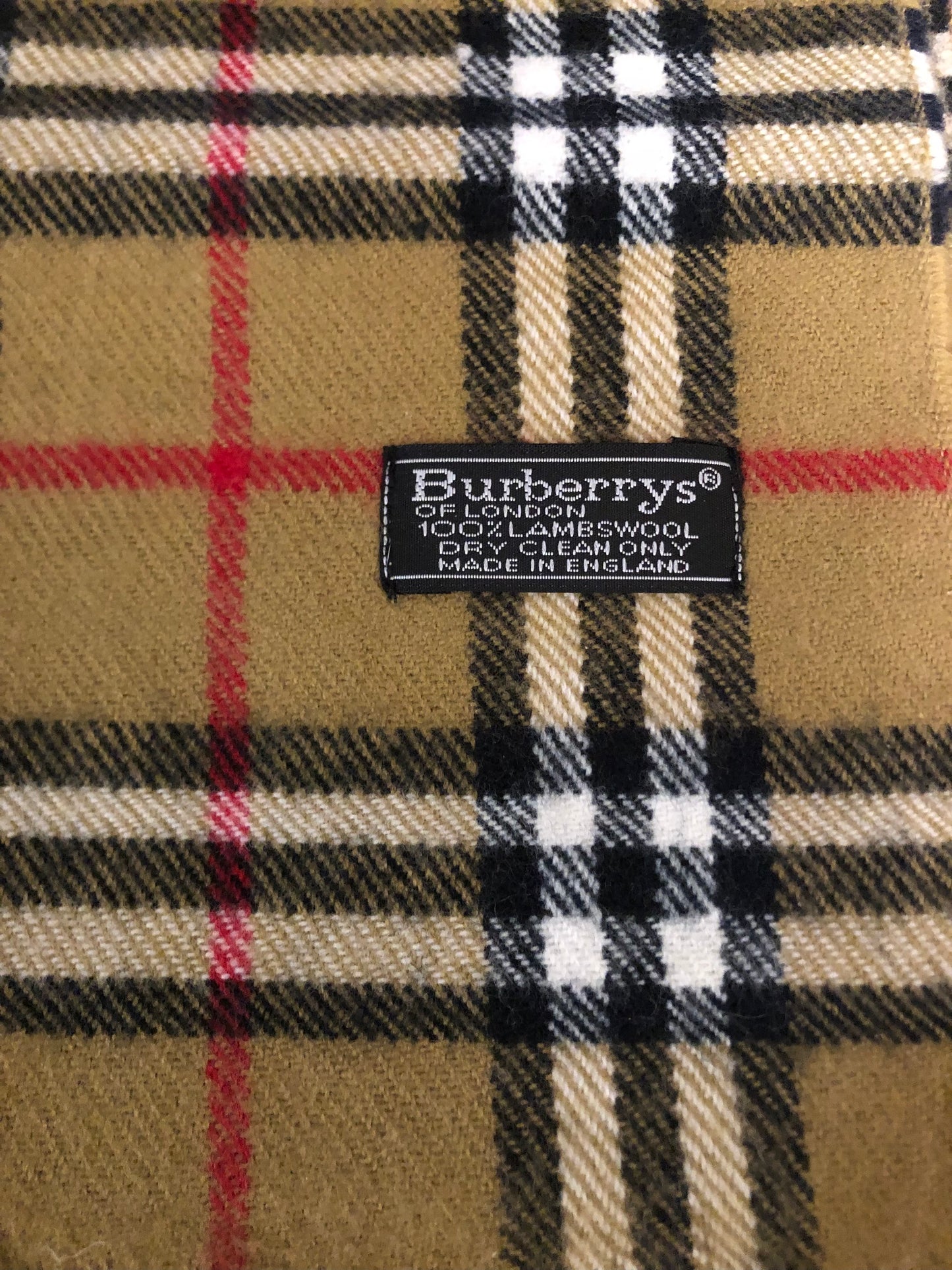 Vintage Burberry scarf