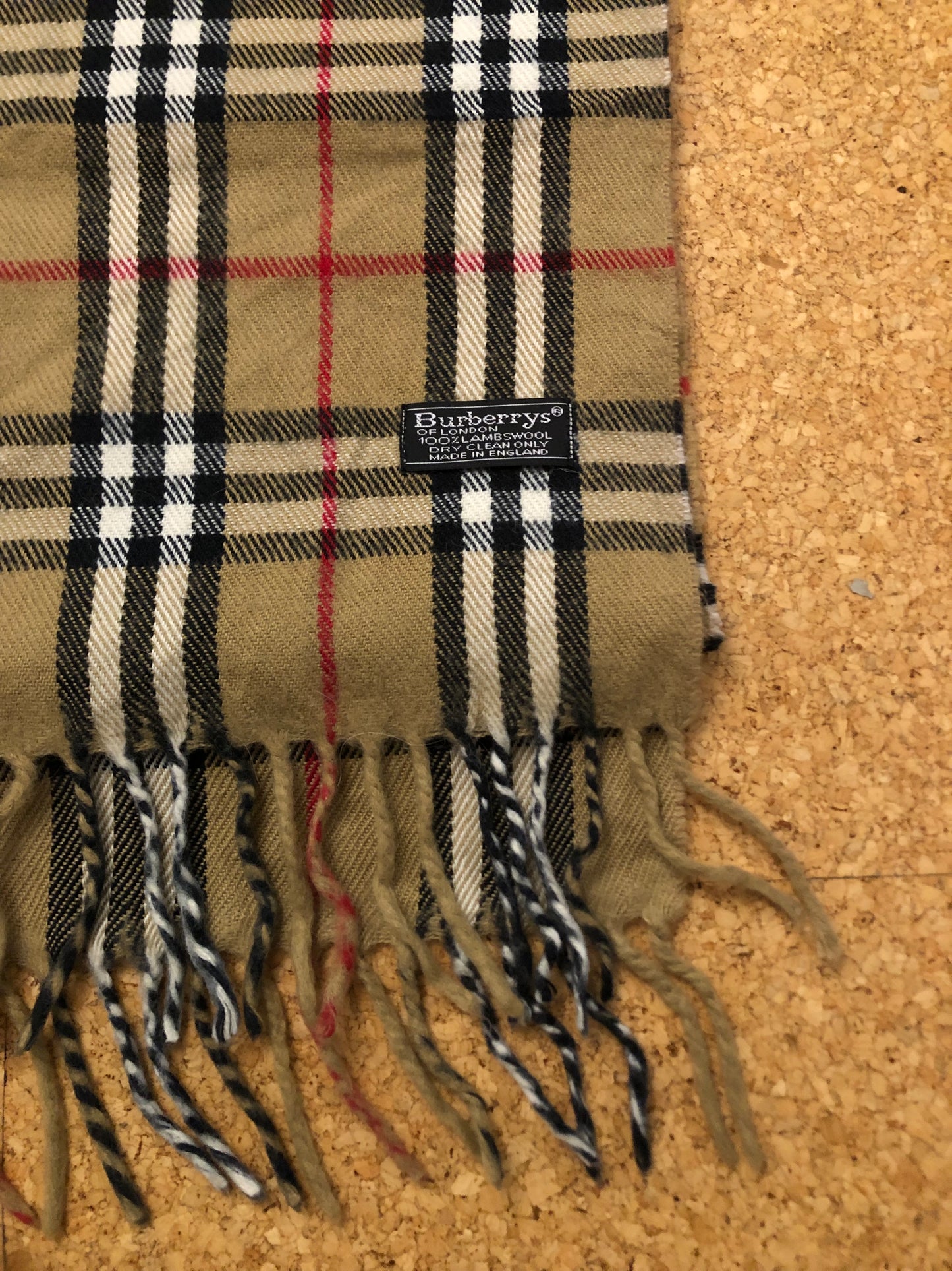 Vintage Burberry scarf