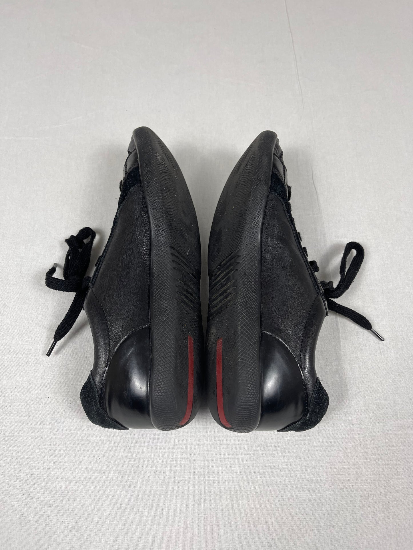 Vintage prada leather shoes (43)