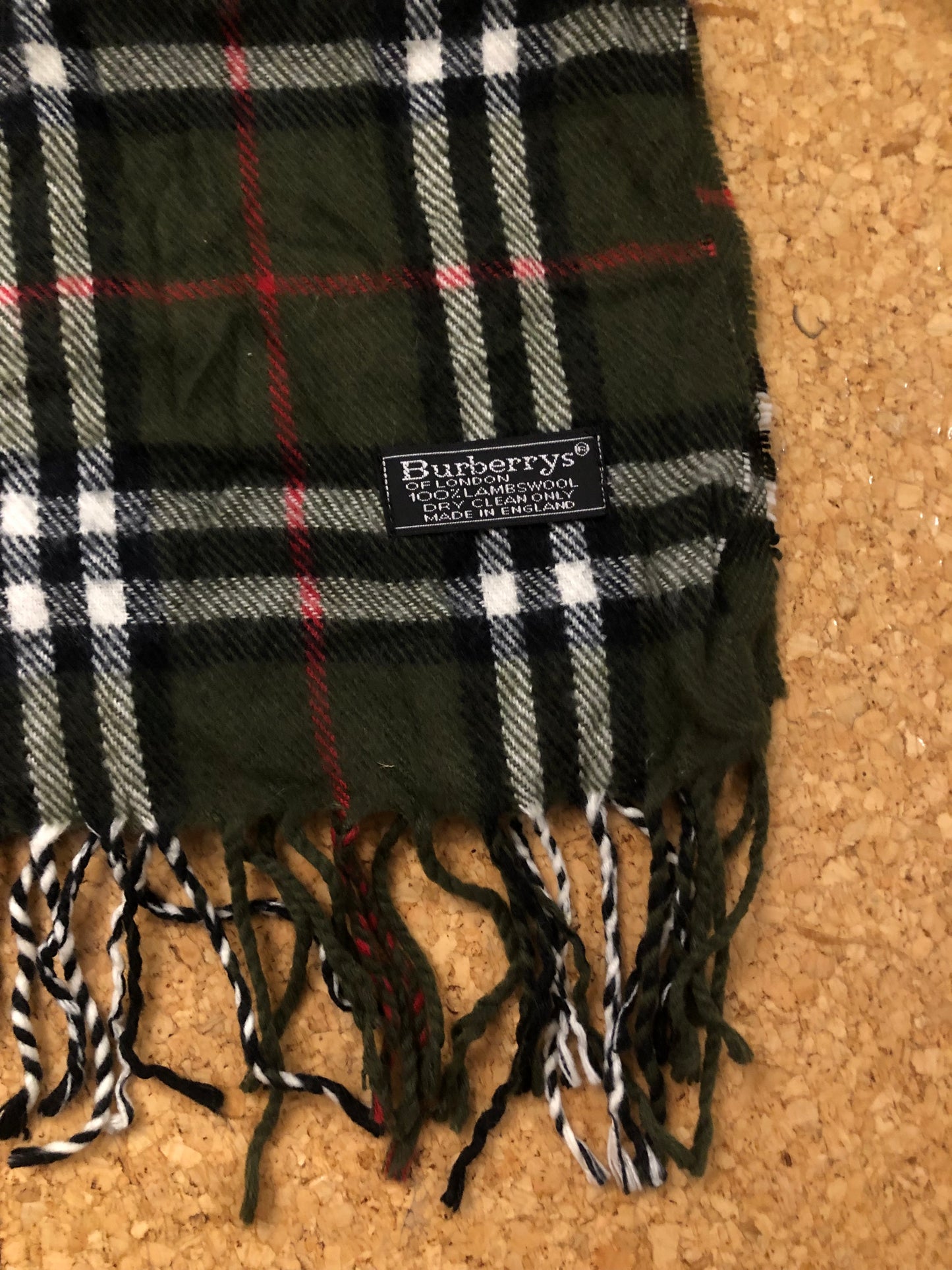 Vintage Burberry scarf