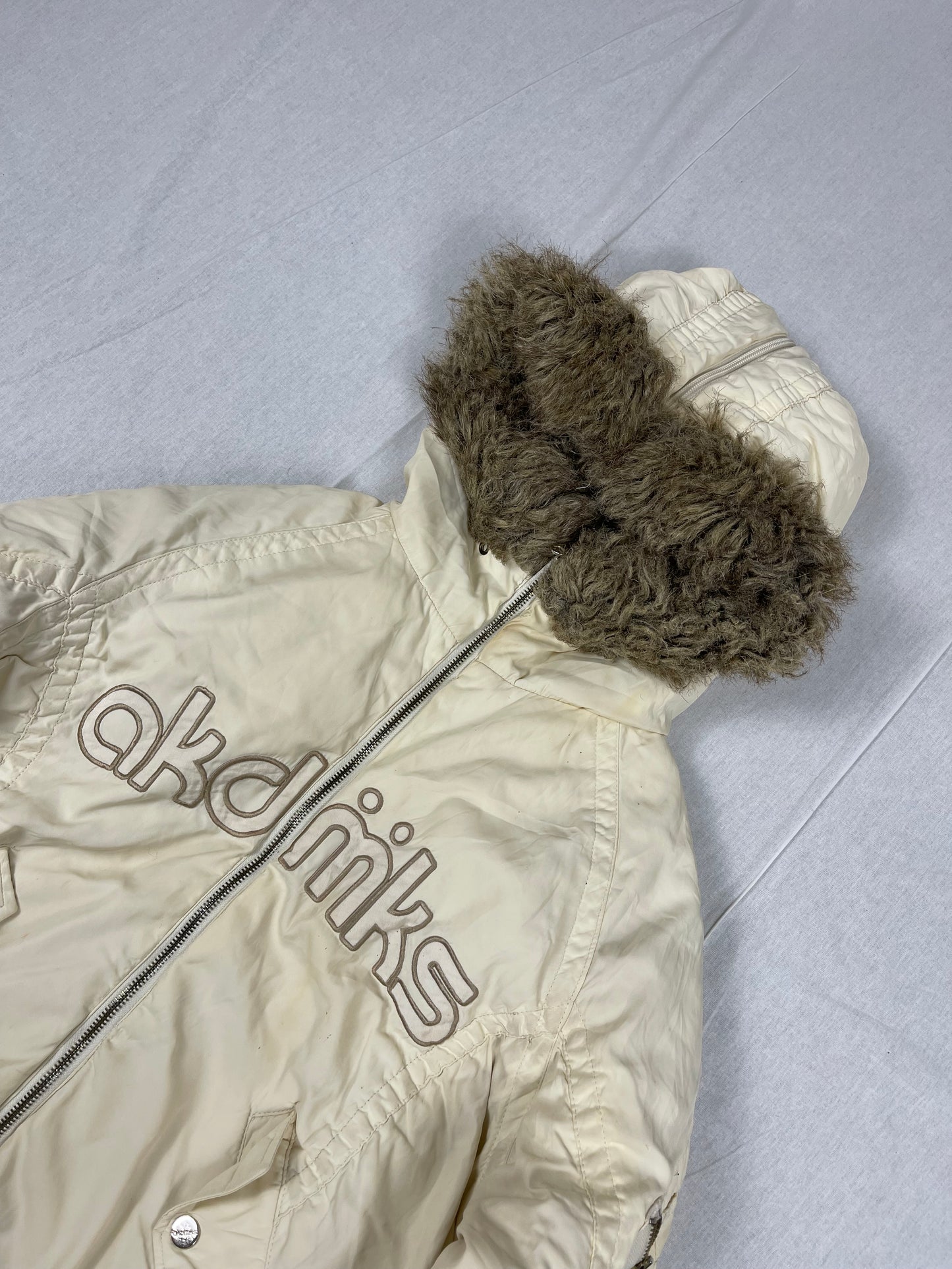 Akademiks Fur Hooded Jacket (S-XS Woman)