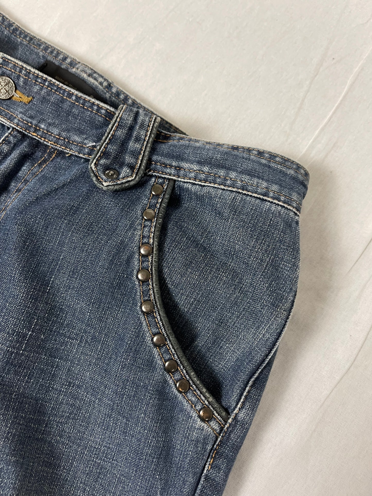 Schlussel leather Pocket Jeans (W32/ M)