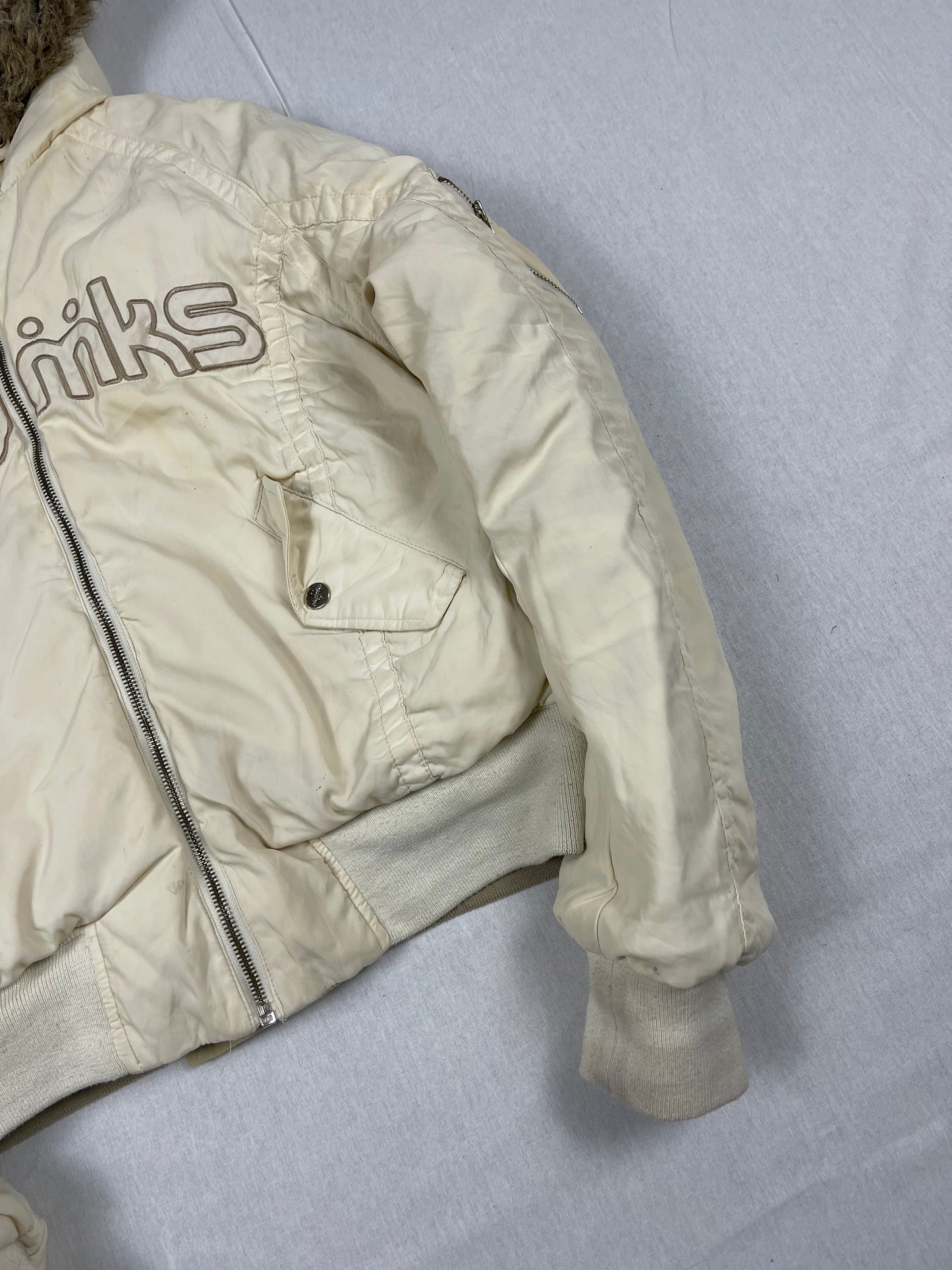 Akademiks Fur Hooded Jacket (S-XS Woman)