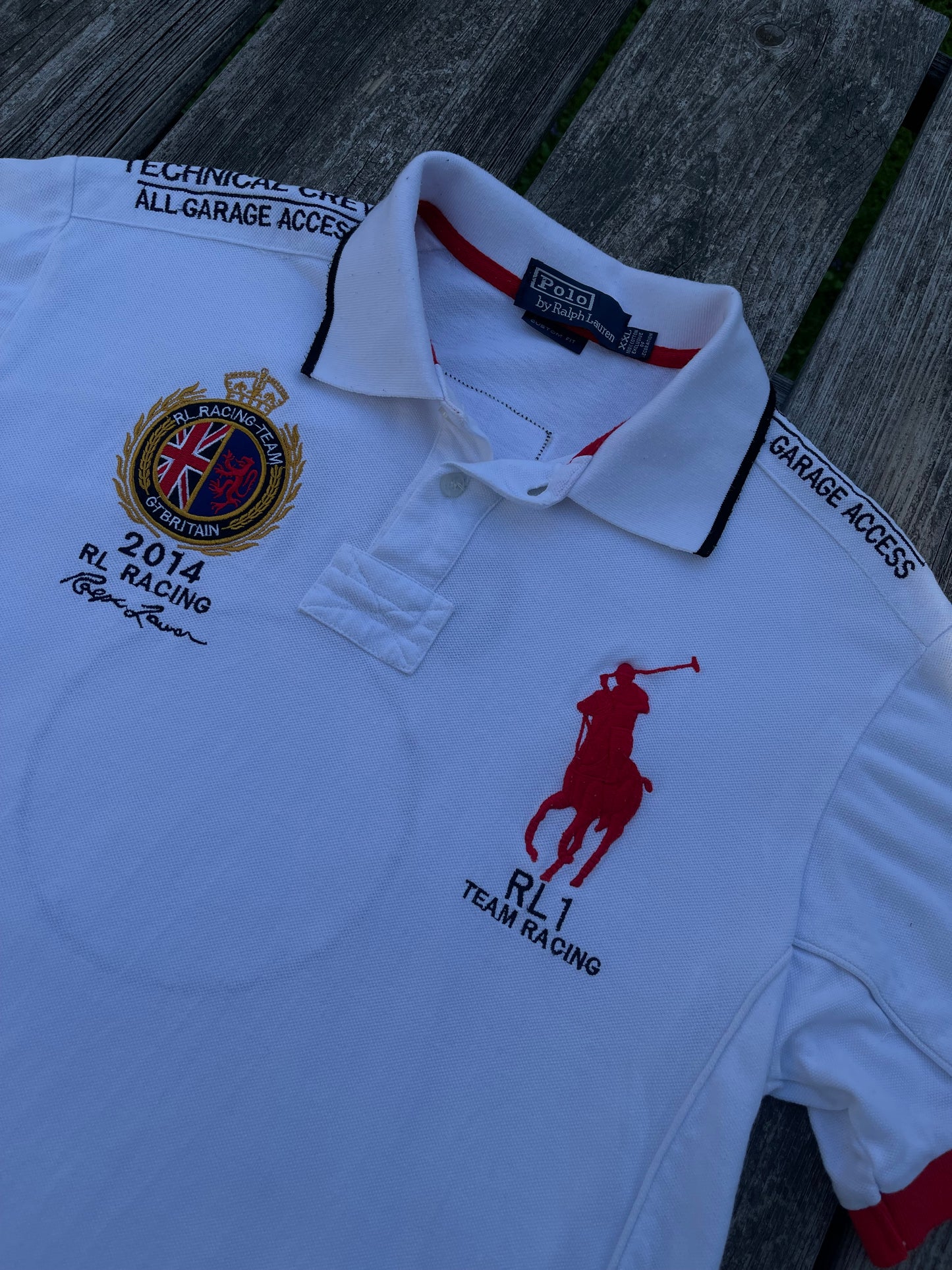 Ralph Lauren GBR Racing Big Pony Polo (M)