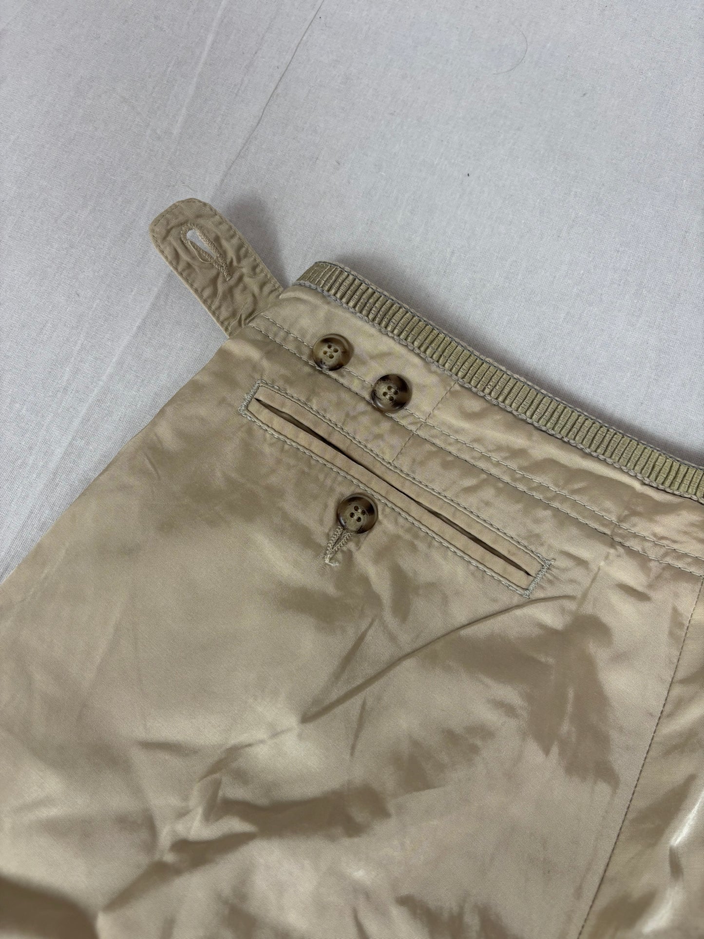 2000s Emporio Armani golden Pants (W30)