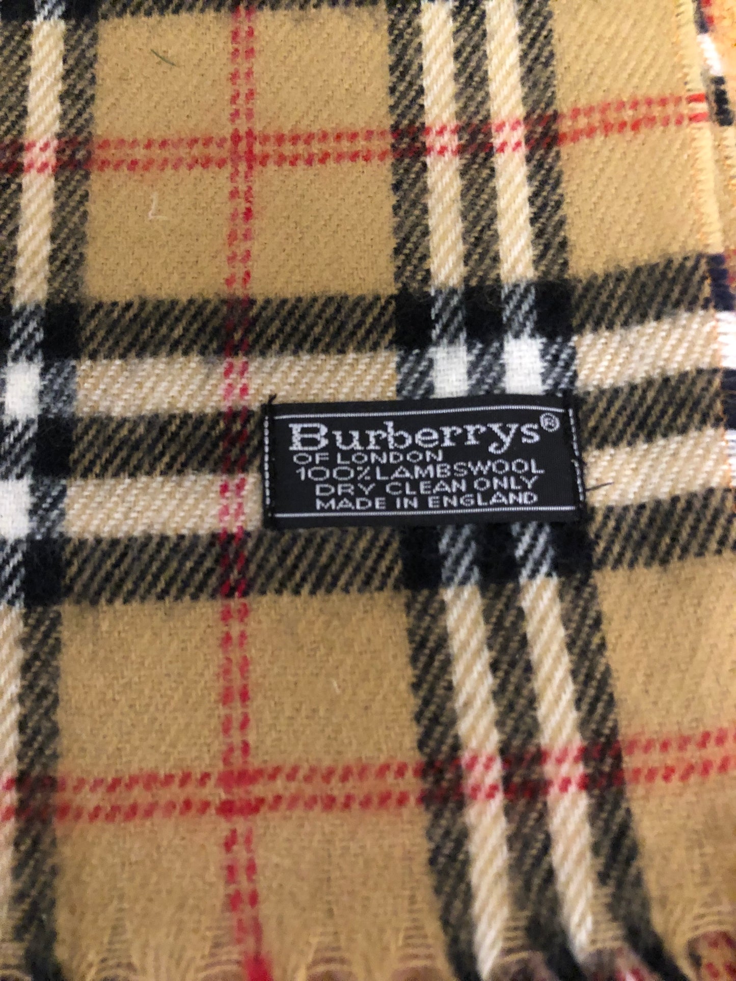 Vintage Burberry scarf