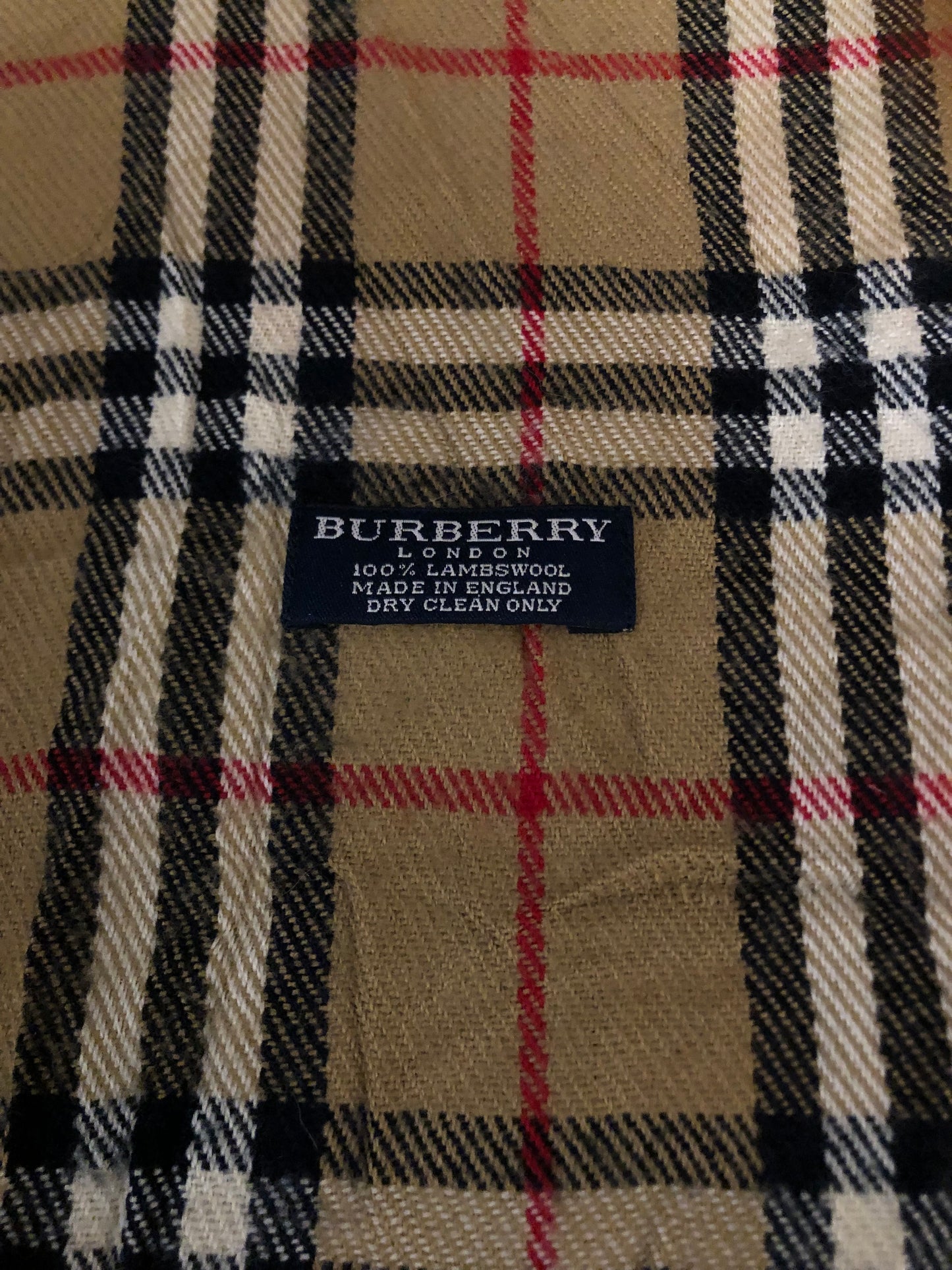 Vintage Burberry scarf