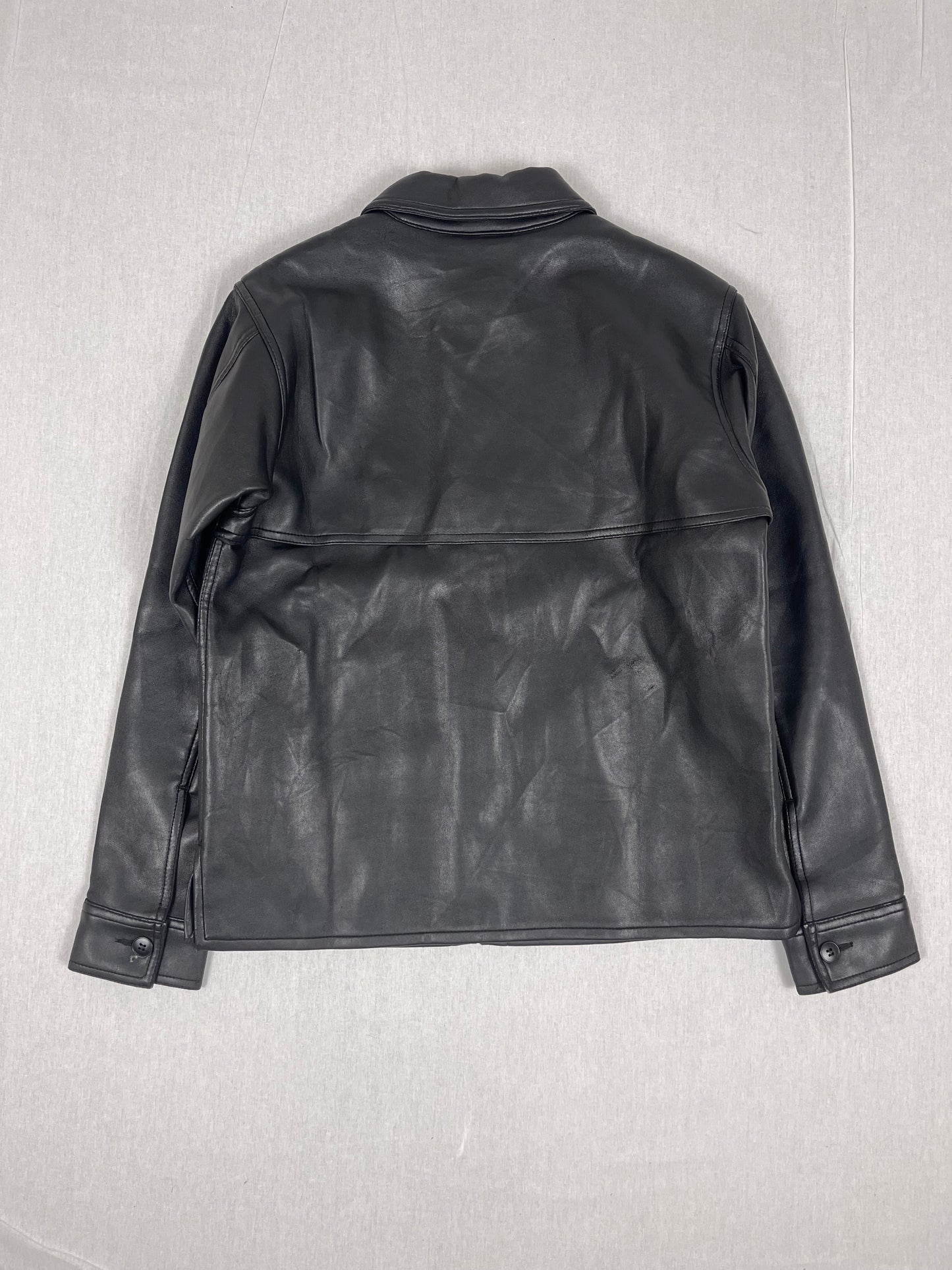 1990s Agnes Synthetic leather jacket (s)
