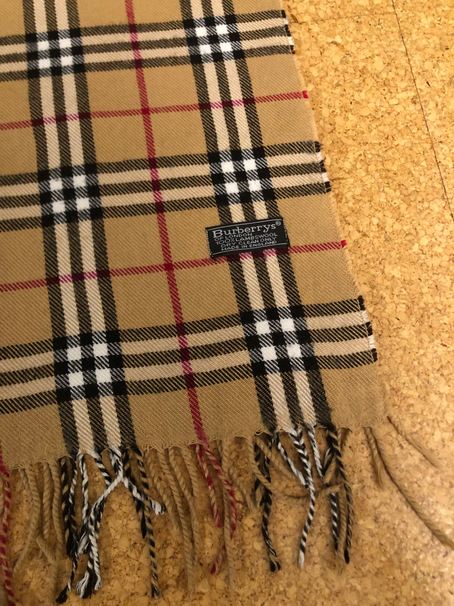 Vintage Burberry scarf
