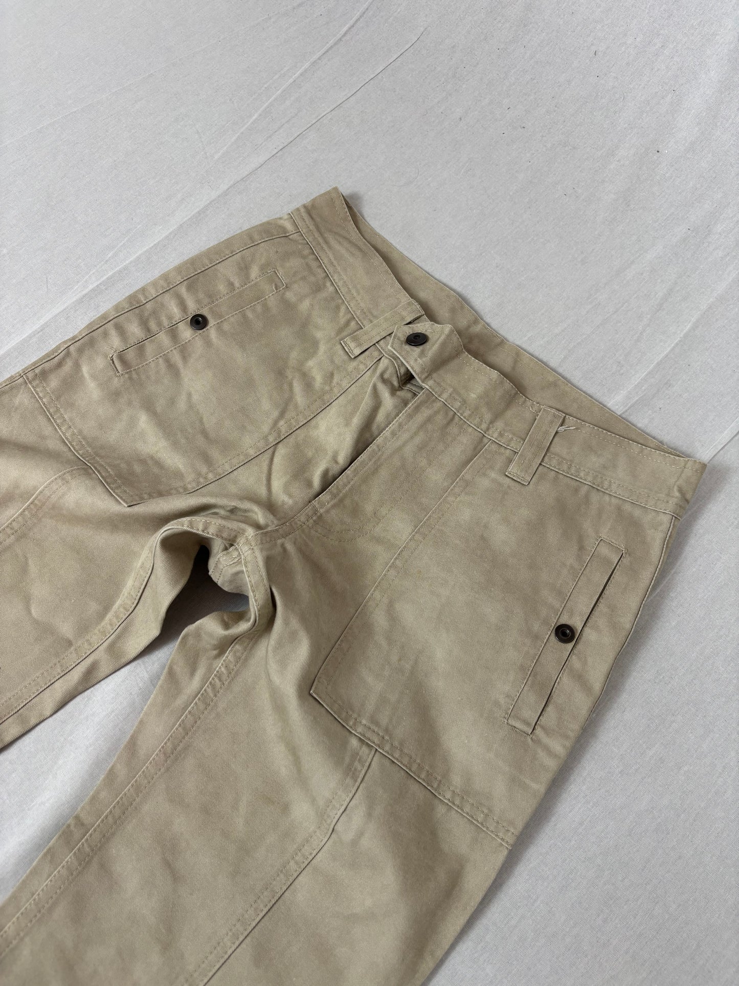 2000s 5351 Pour les Hommes Panelled bootcut pants (W28)