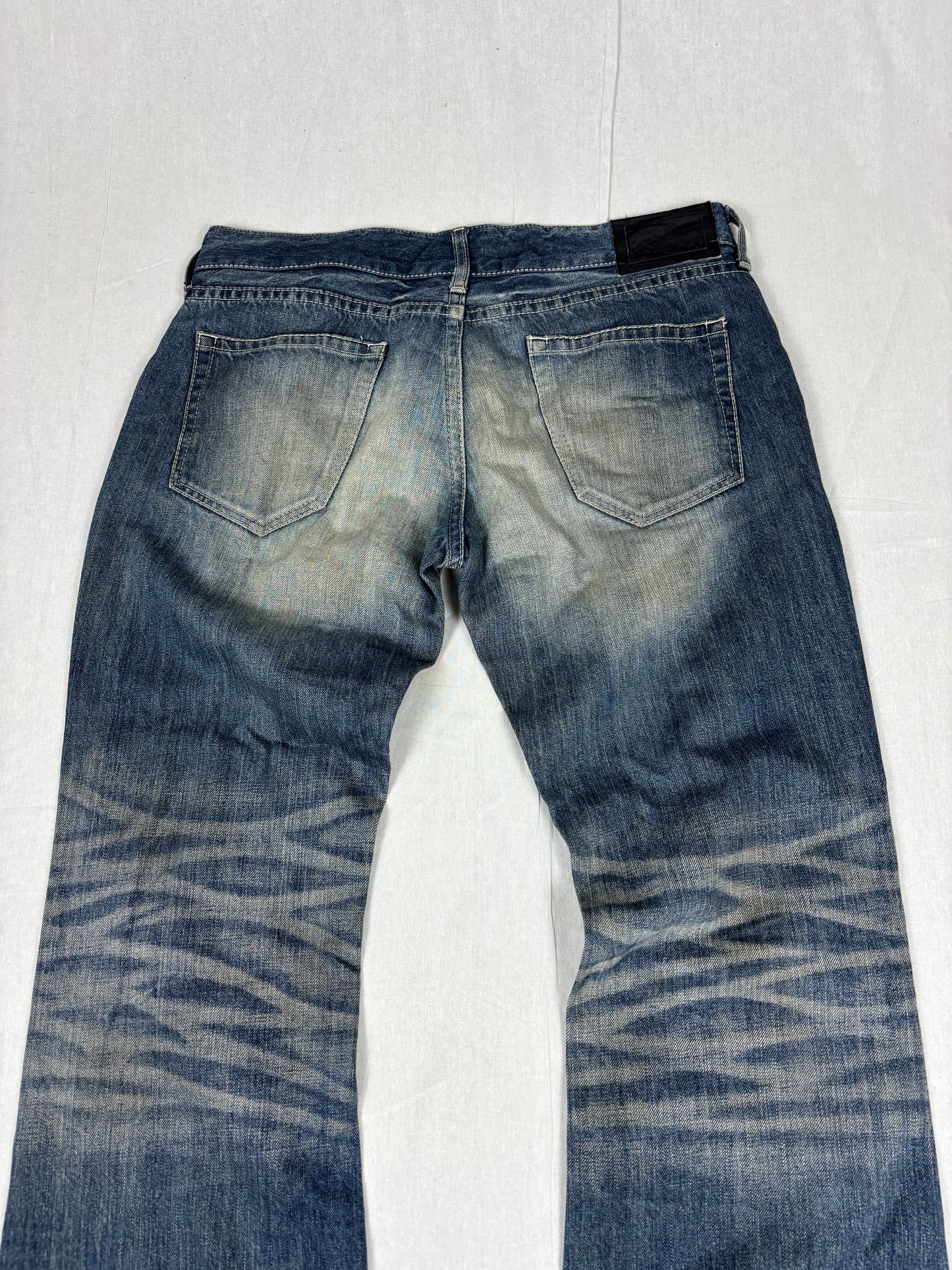 Murder license distressed flared Jeans (w34)