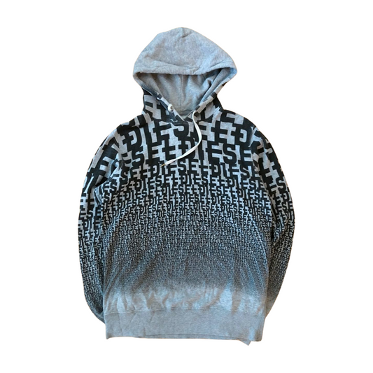 Diesel multiple Logo hoodie (M)