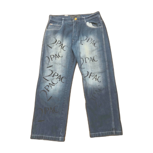 Vintage HipHop Baggy Denim Jeans (W38/ M)