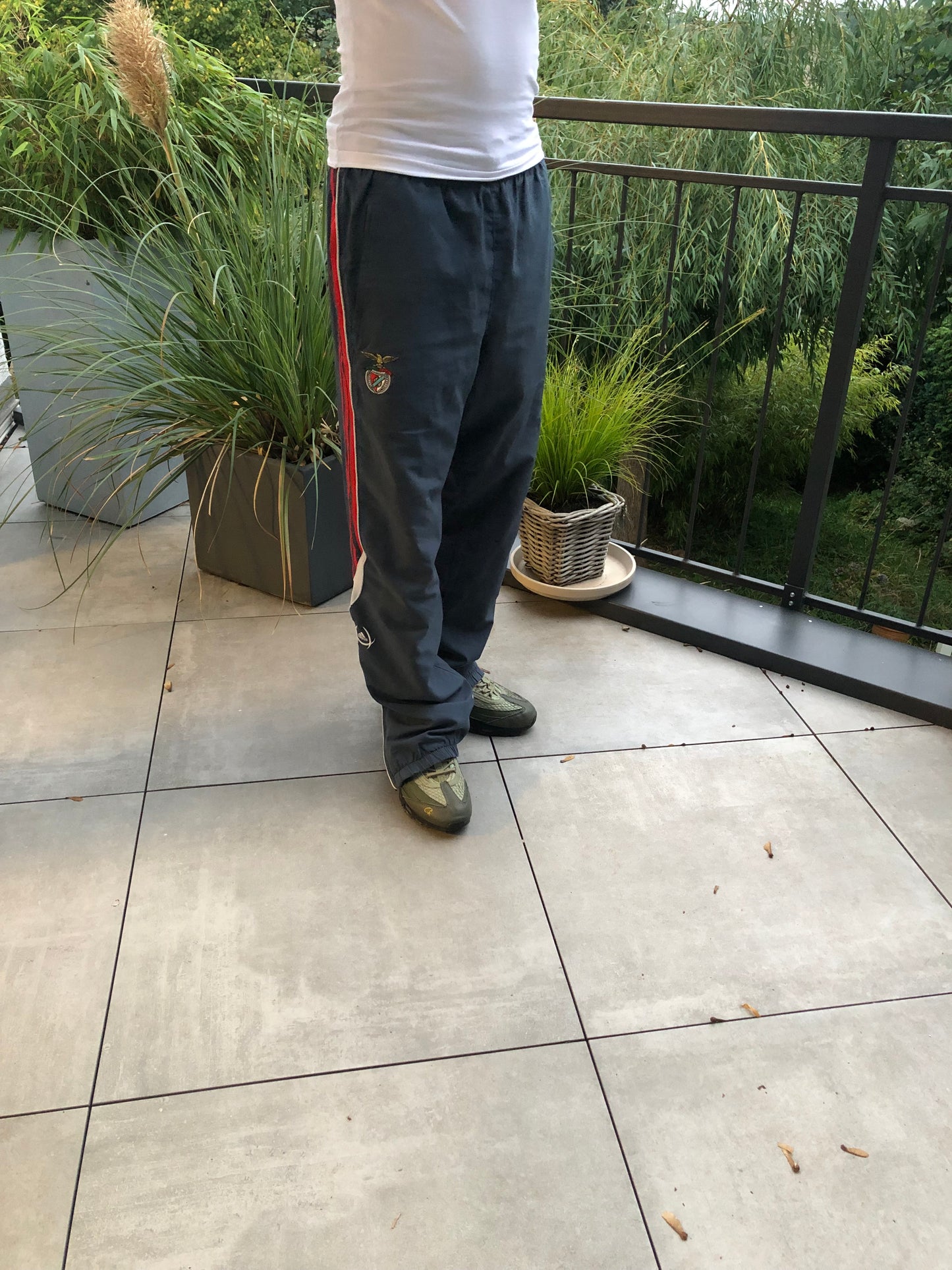 pantalon de survêtement baggy adidas Lisbonne vintage (L)