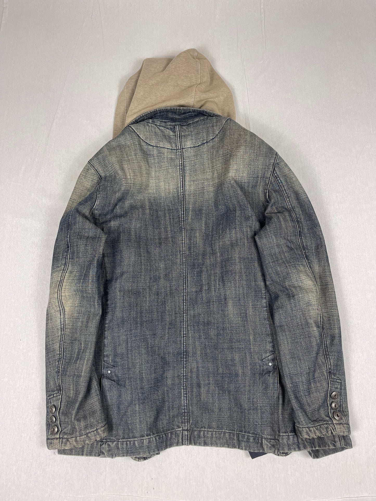 Armani layered denim Jacket (l-xl)