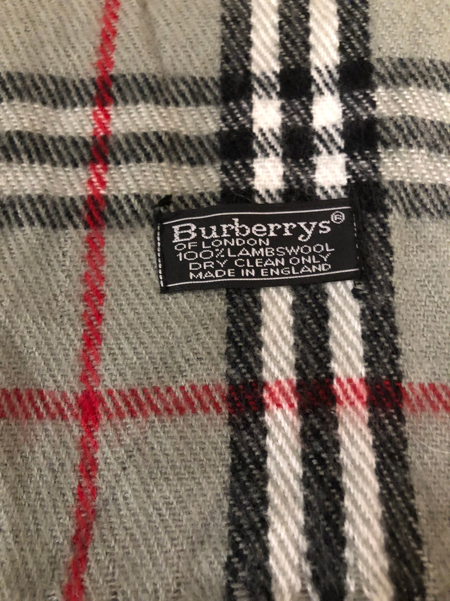 Vintage Burberry scarf