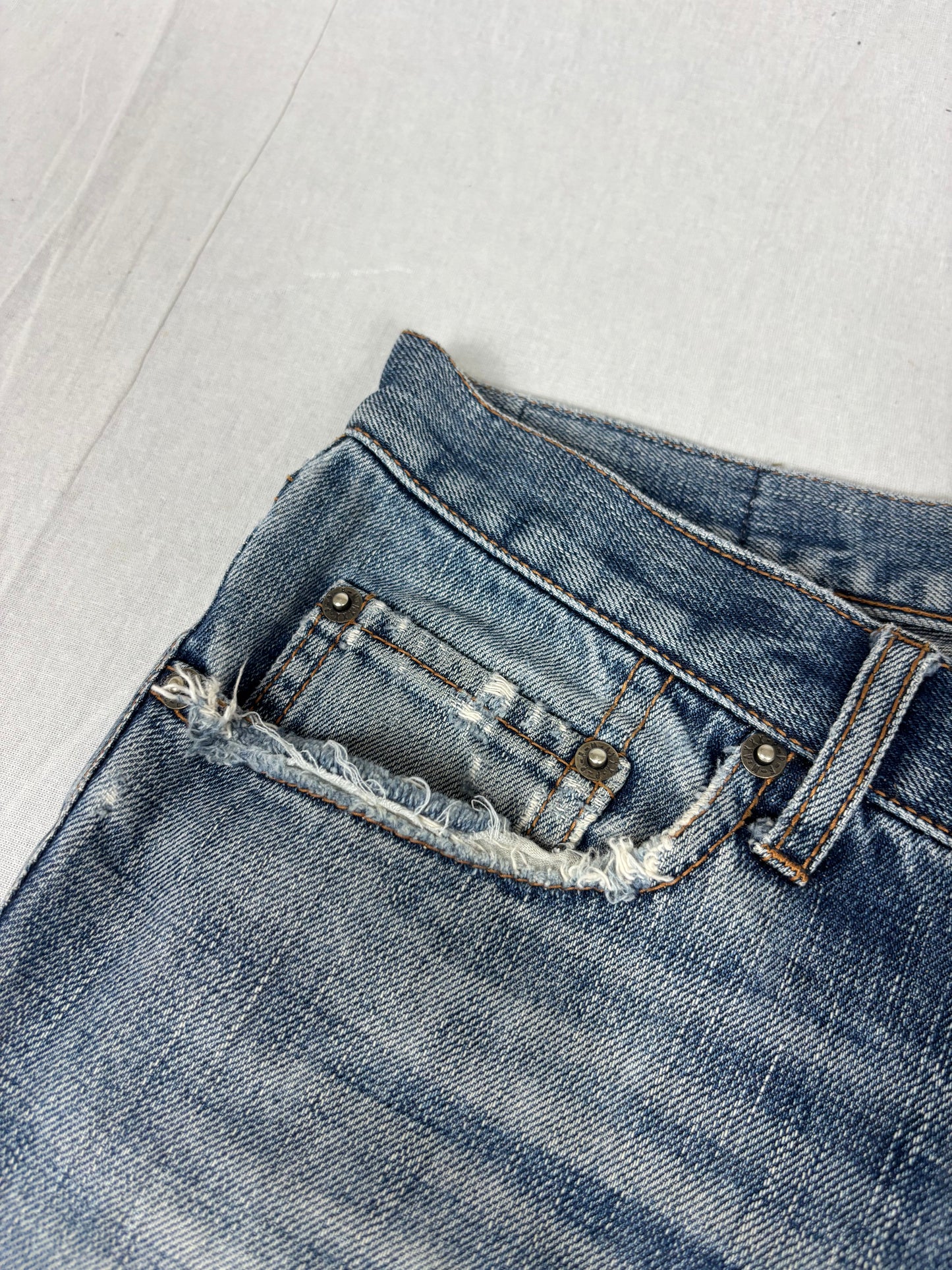 Ppfm distressed straight leg Jeans (w34)