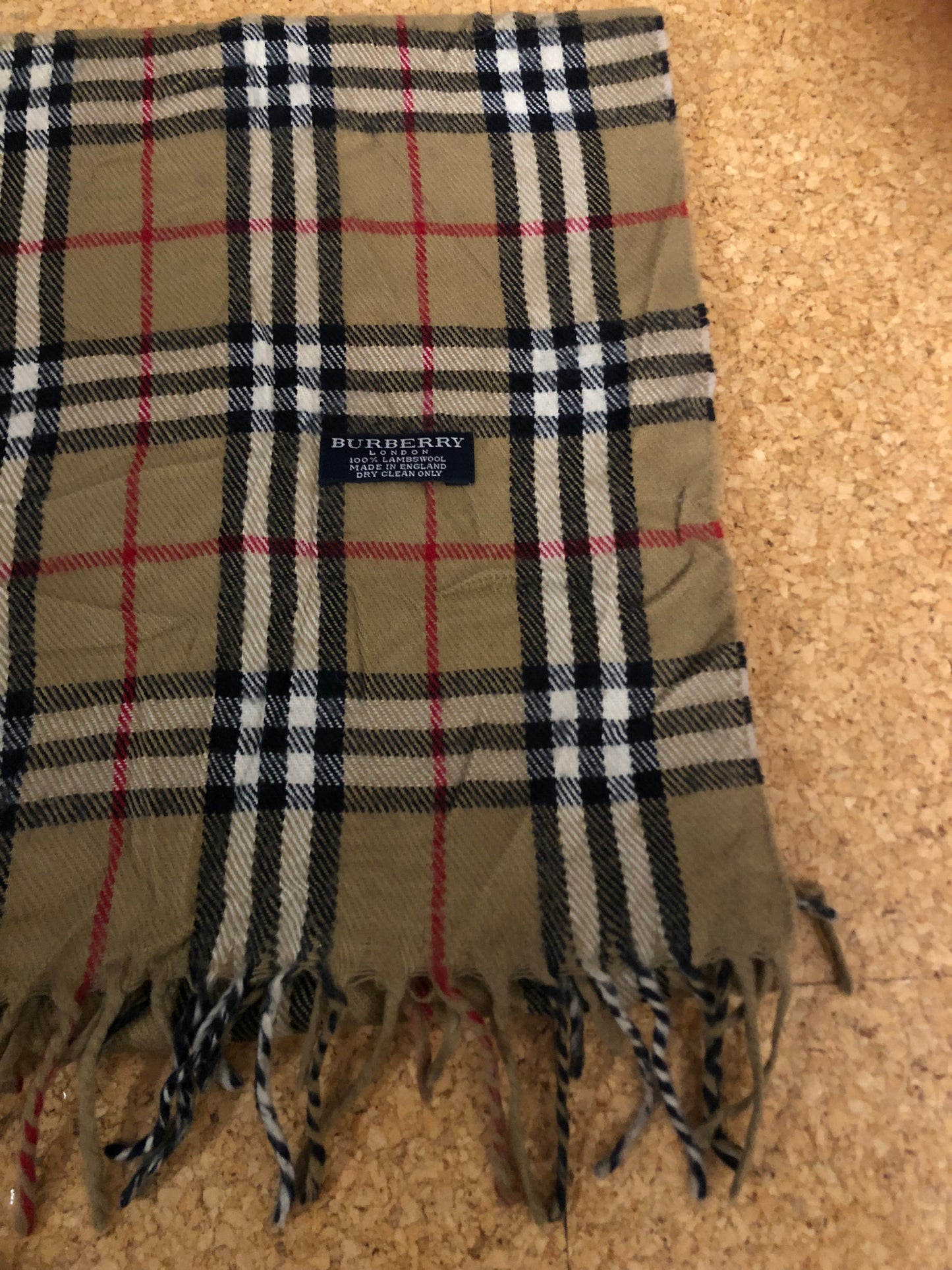 Vintage Burberry scarf