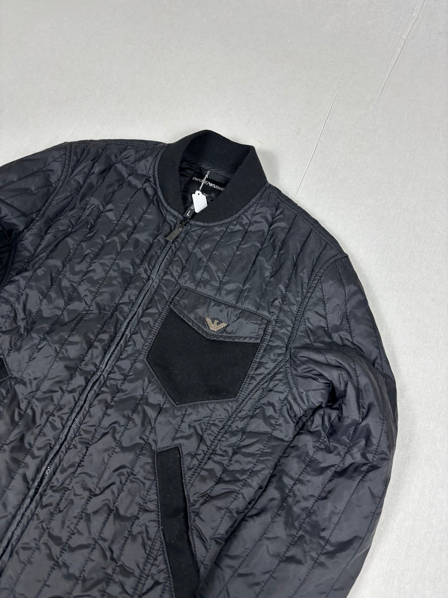 2000s Emporio Armani padded jacket (m)