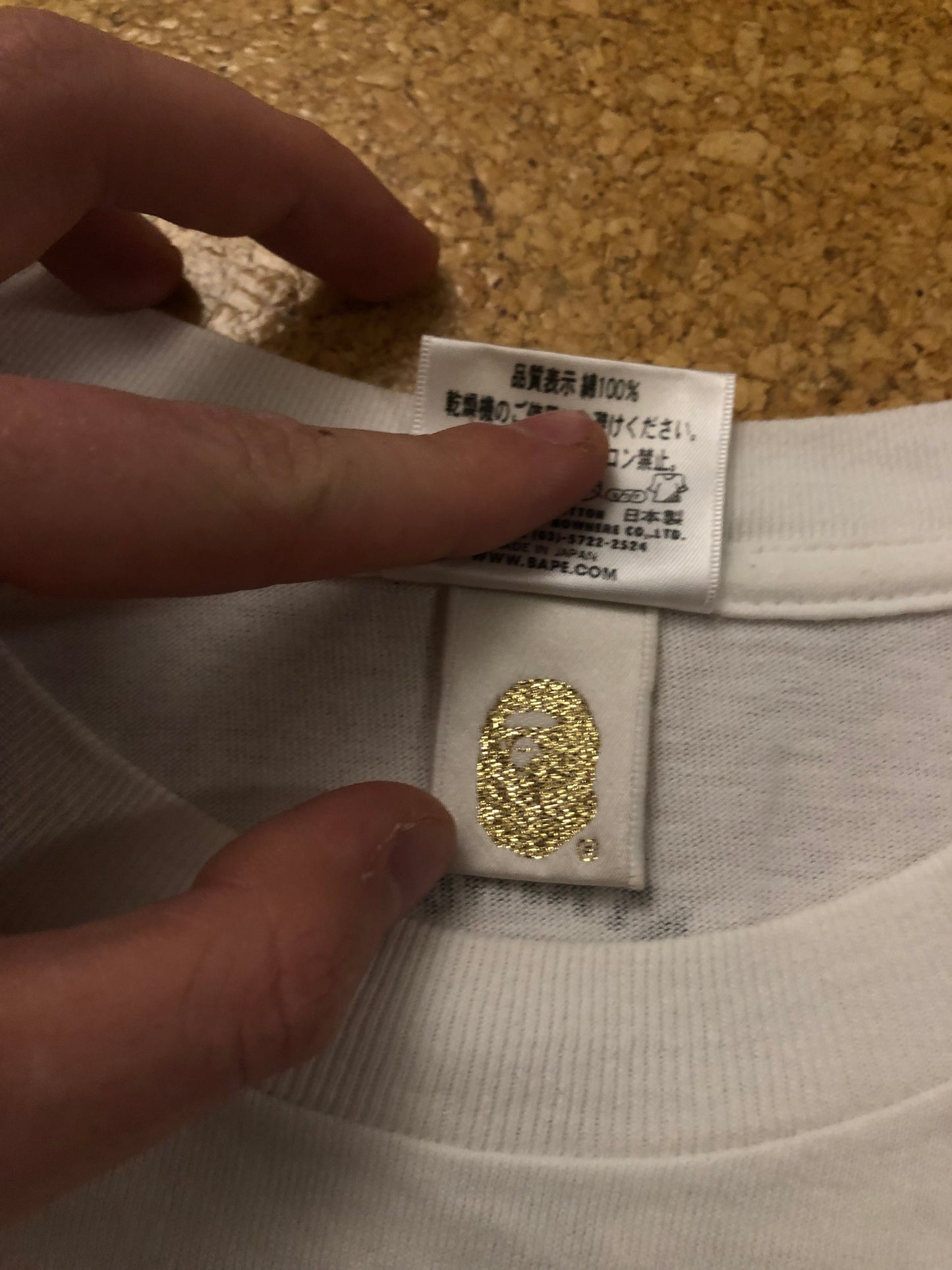 vintage Bape bébé Milo Tee (L)