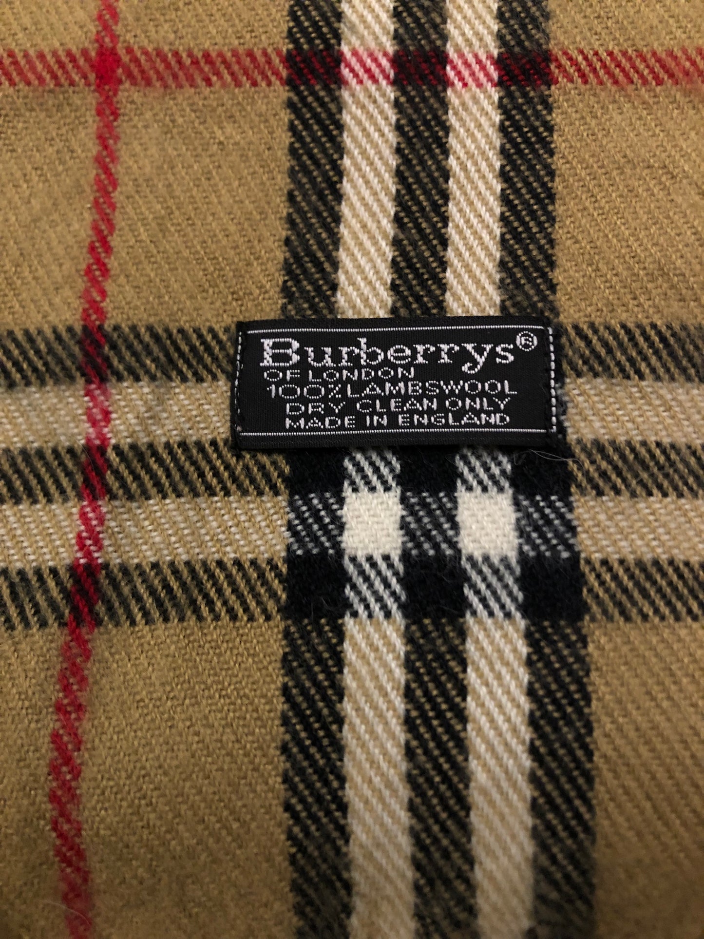 Vintage Burberry scarf