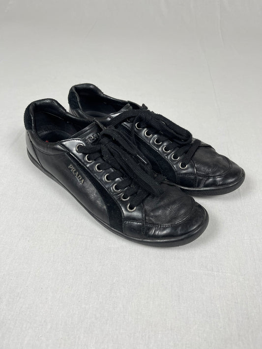 Vintage prada leather shoes (43)