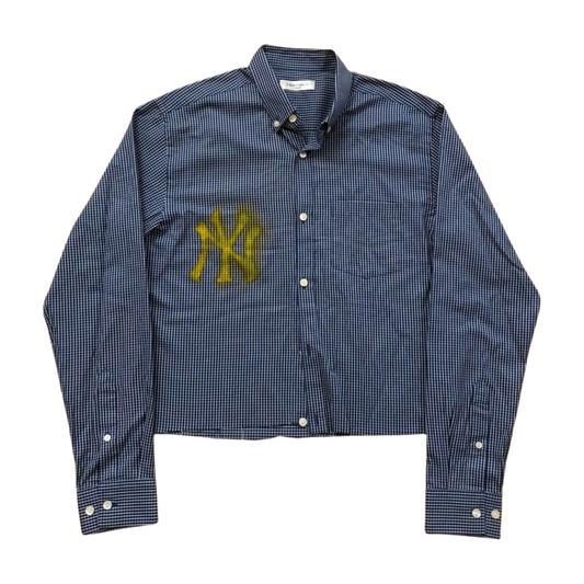 Vintage customized cropped NY Flanell shirt (S)