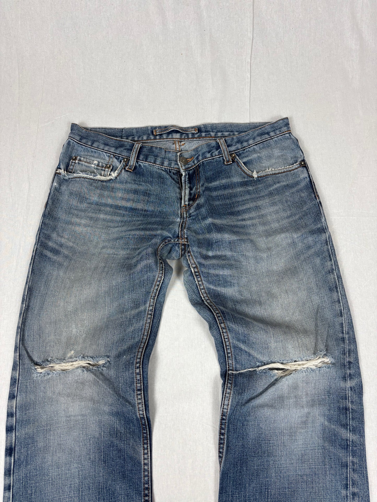Ppfm distressed straight leg Jeans (w34)