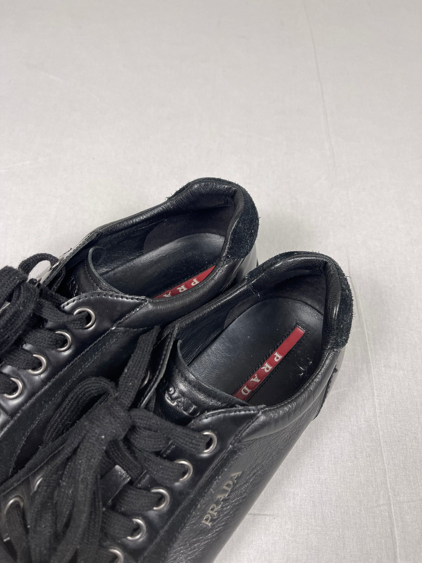 Vintage prada leather shoes (43)