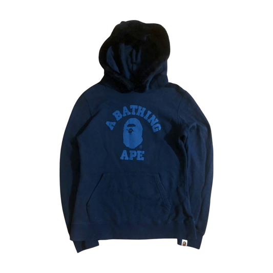 Vintage bape hoodie mit fur hood (S)