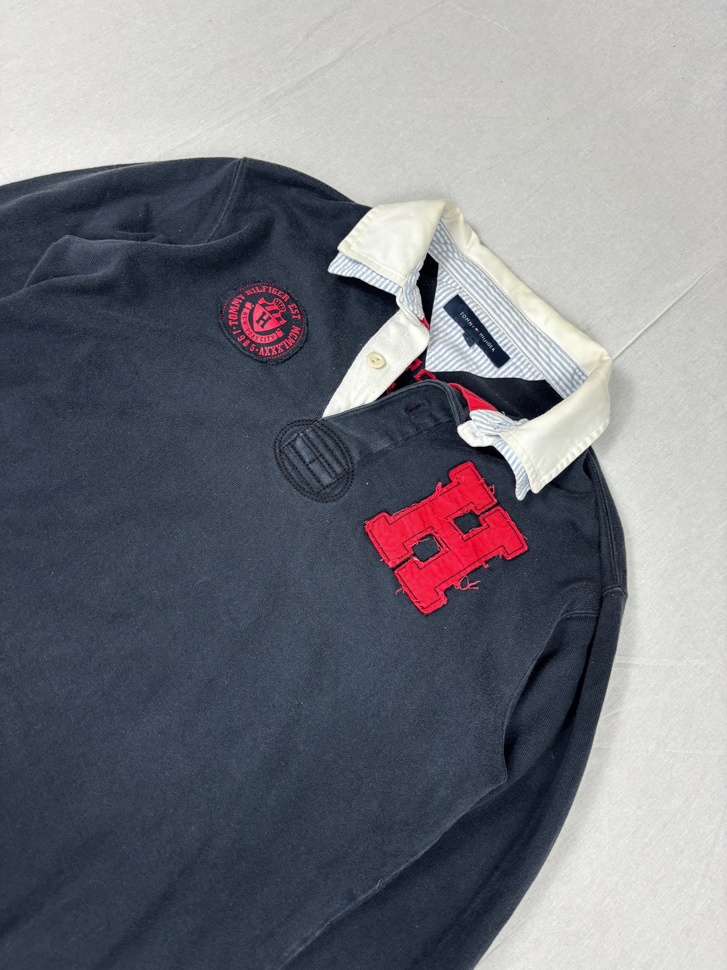 Tommy Hilfiger longsleeve Polo (M)